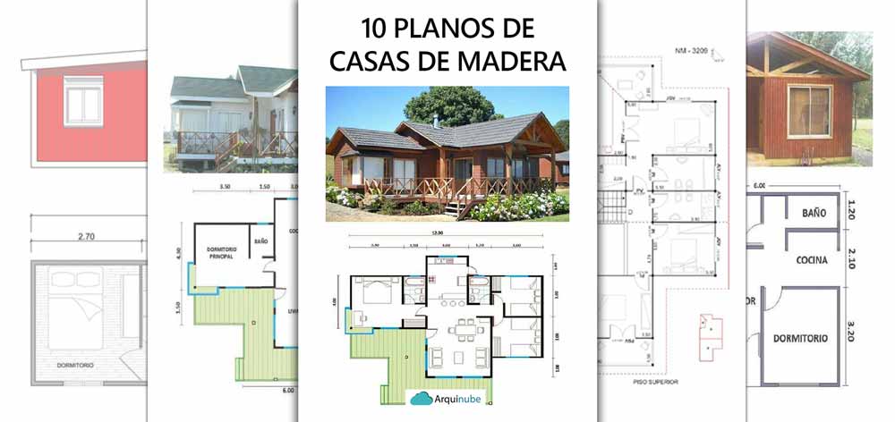 A continuación, veamos lo 10 planos de casas de madera.