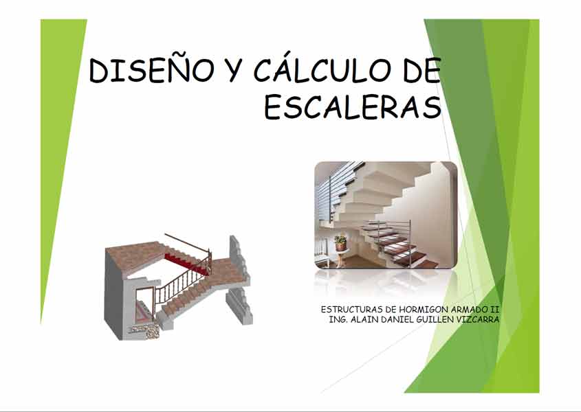 Diseño y cálculo de escaleras